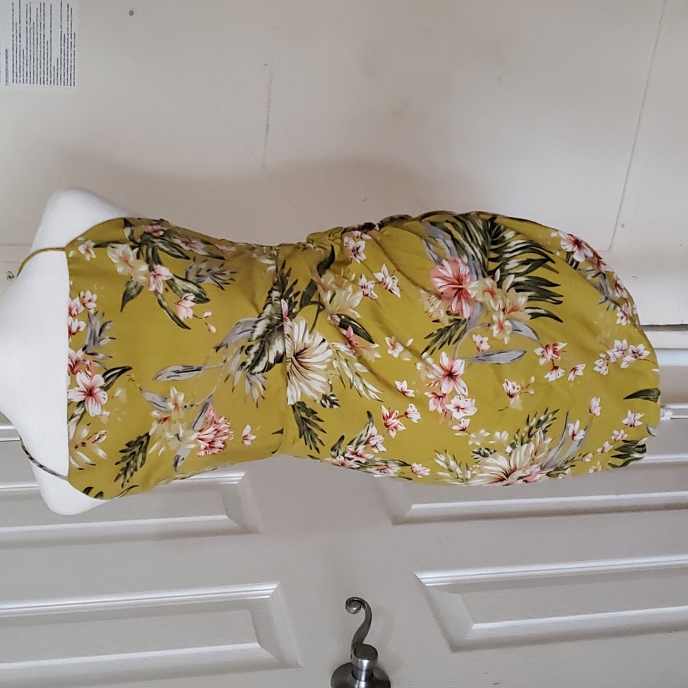 Mable mustard dress